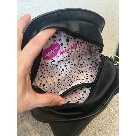 Betsey Johnson colorful polka dot cat crossbody bag - Picture 4 of 6